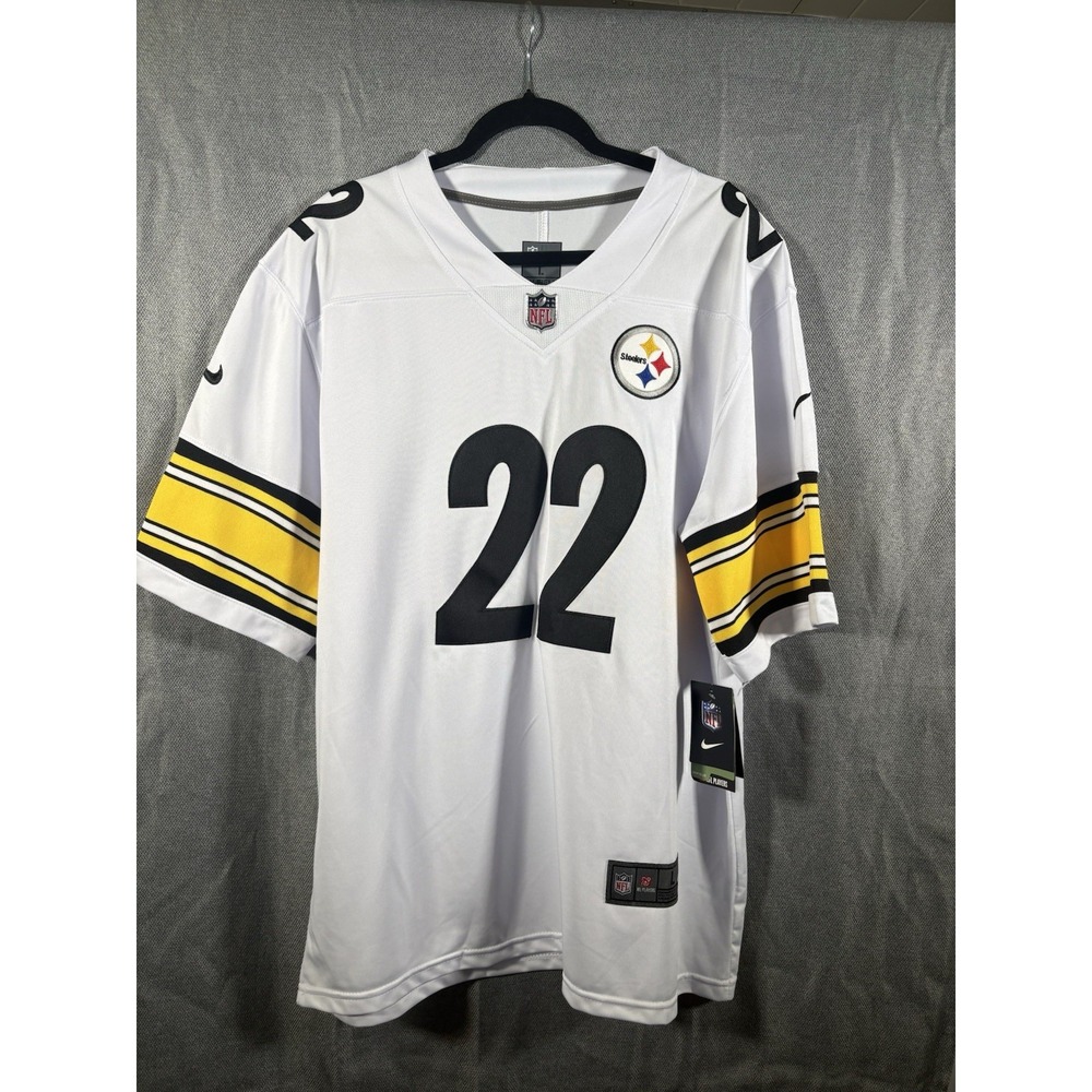 Nike nfl‎ on field jersey size L pittsburgh steelers # 22 najee harris new